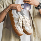 Zapatillas deportivas de caña alta con suela gruesa para hombre